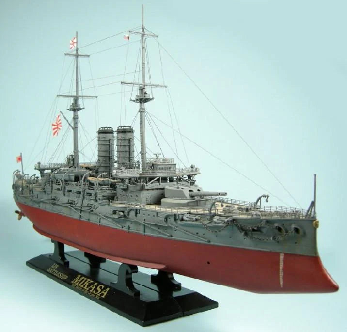 Hasegawa 1:350 IJN Battleship Mikasa The Battle Of The Japanese Sea Kit HAZ21 - FOR PRE-ORDER - DUE JUNE 2025
