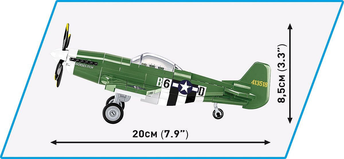 COBI MUSTANG P-51 150 PCS HC WWII 5860