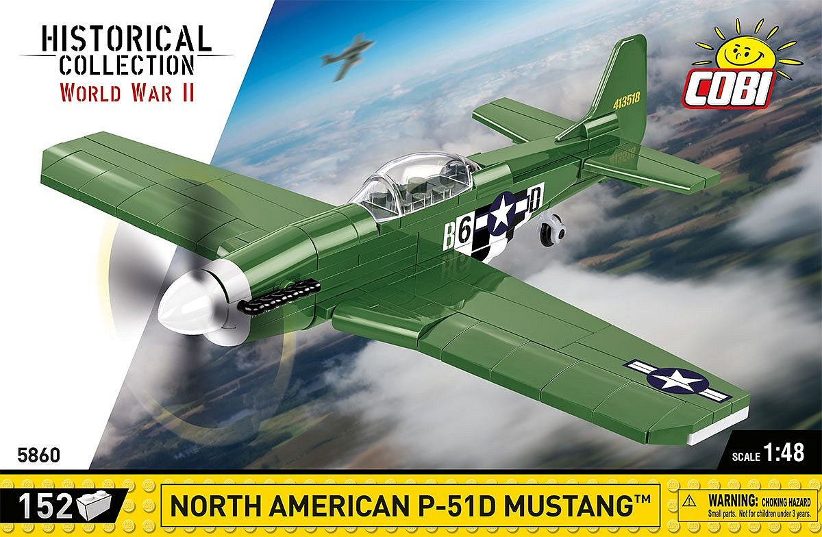 COBI MUSTANG P-51 150 PCS HC WWII 5860