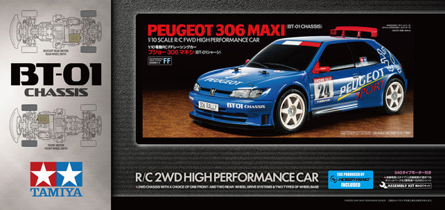 TAMIYA Peugeot 306 Maxi (BT-01) RC Kit