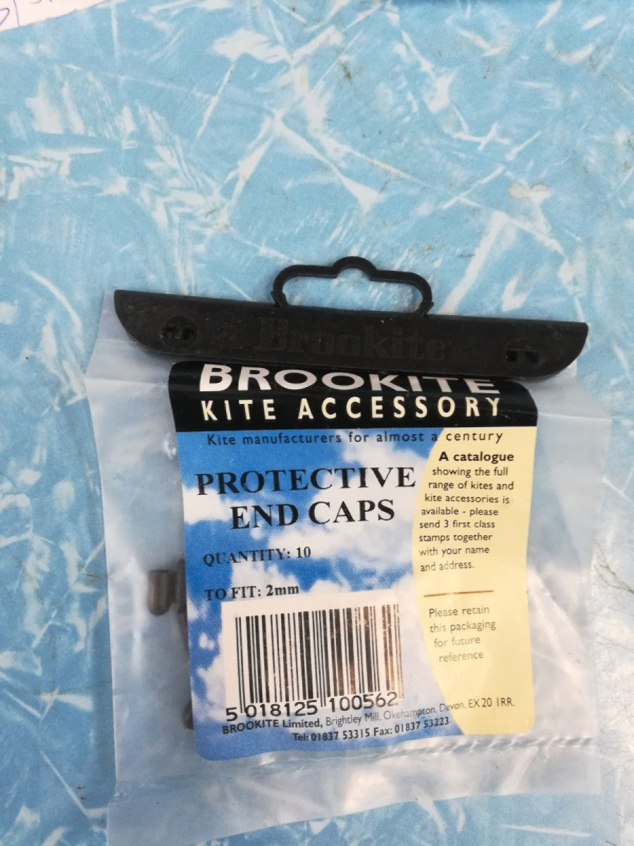 Brookite Kite Accessory Black Protective End Caps 5.5mm