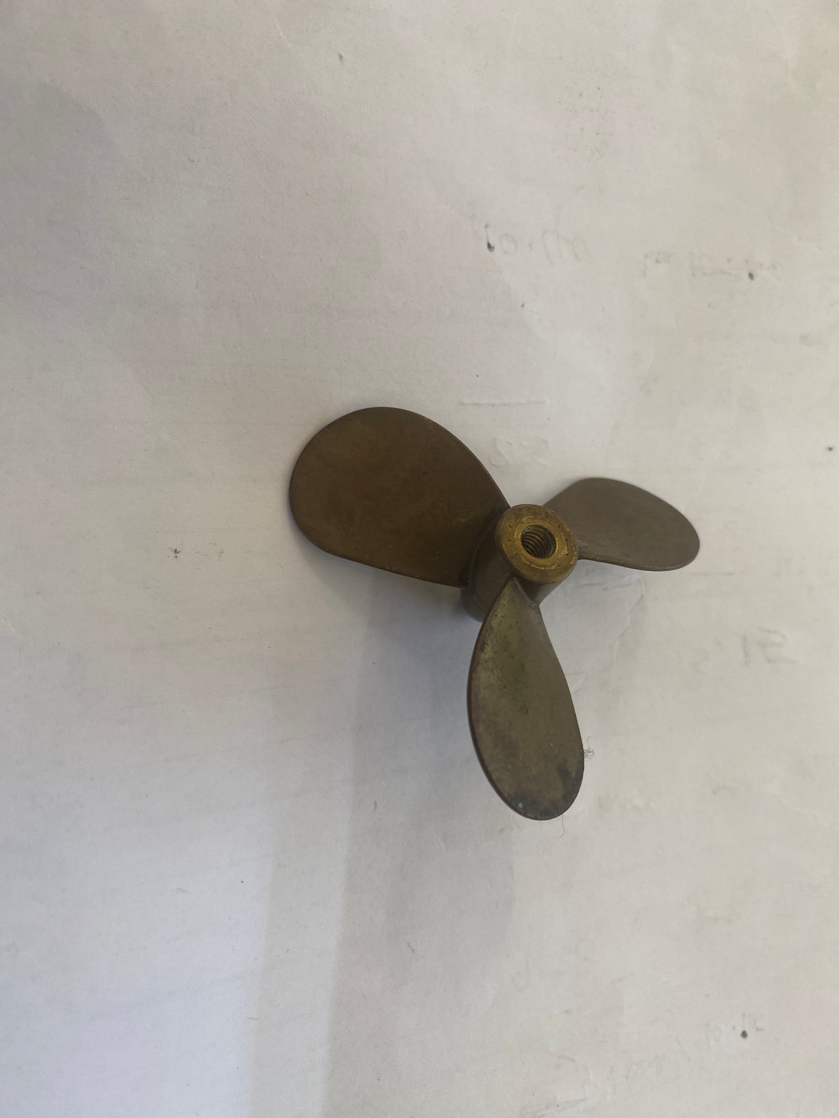 Marine 3 Blade M4 Brass Prop - 55mm - SECOND HAND