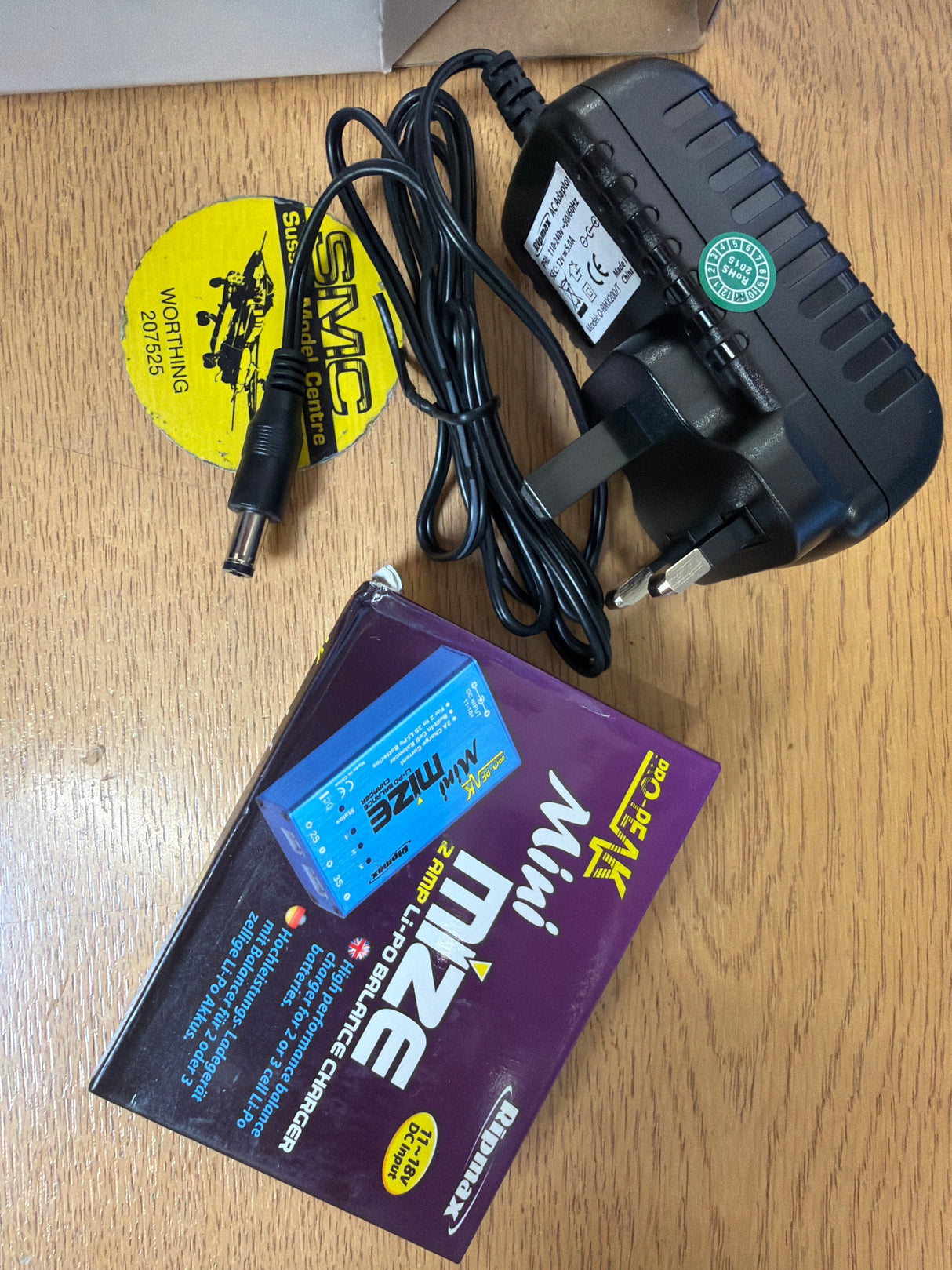 Pro-Peak Mini Mize DC Charger & 240v uk power supply