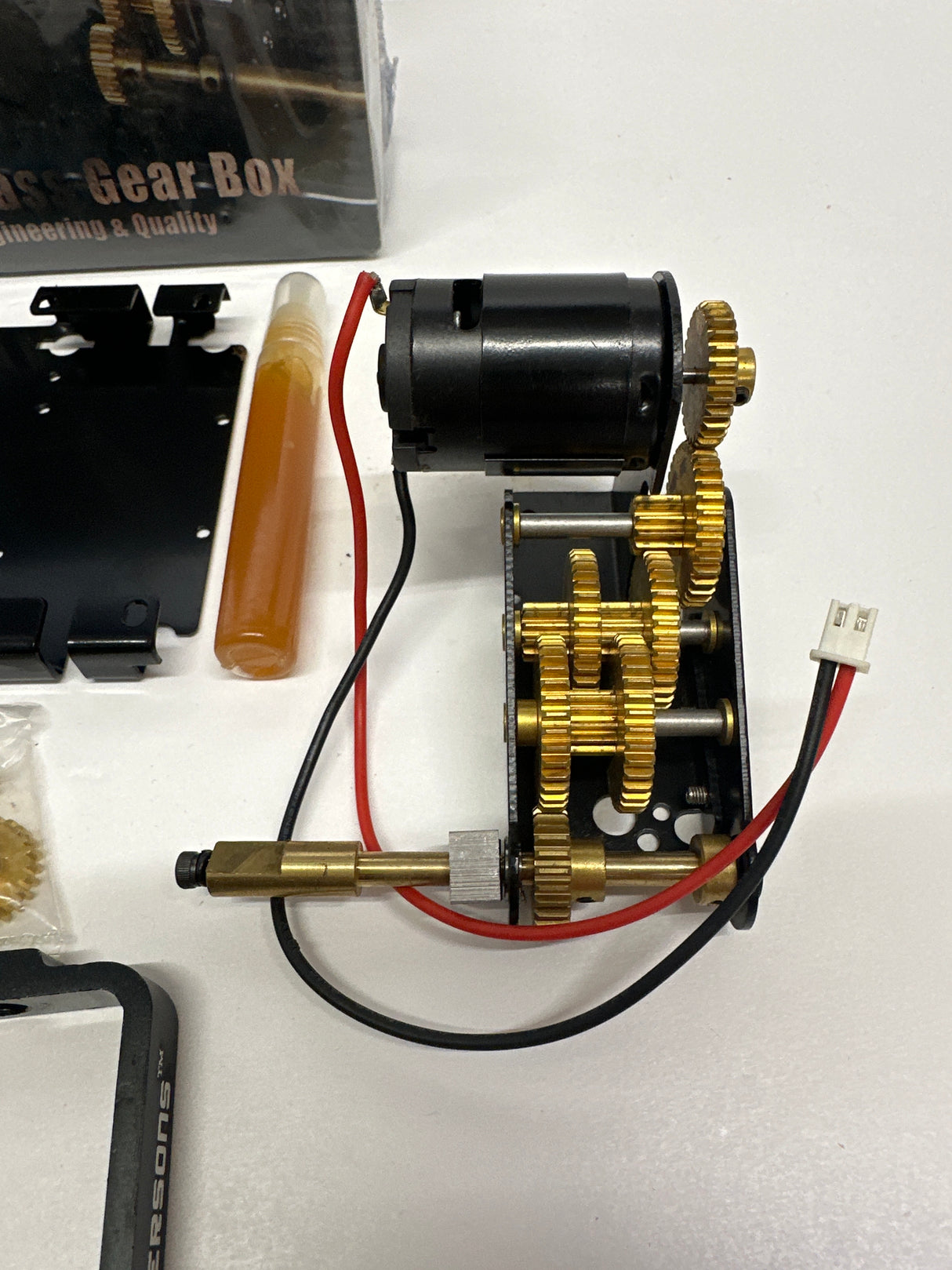 Waltersons Henglong Tank 3 Speed Short Shaft Brass Geared Gear Box x 2 WT-0603D Matorro Sturmtiger & Tiger 1