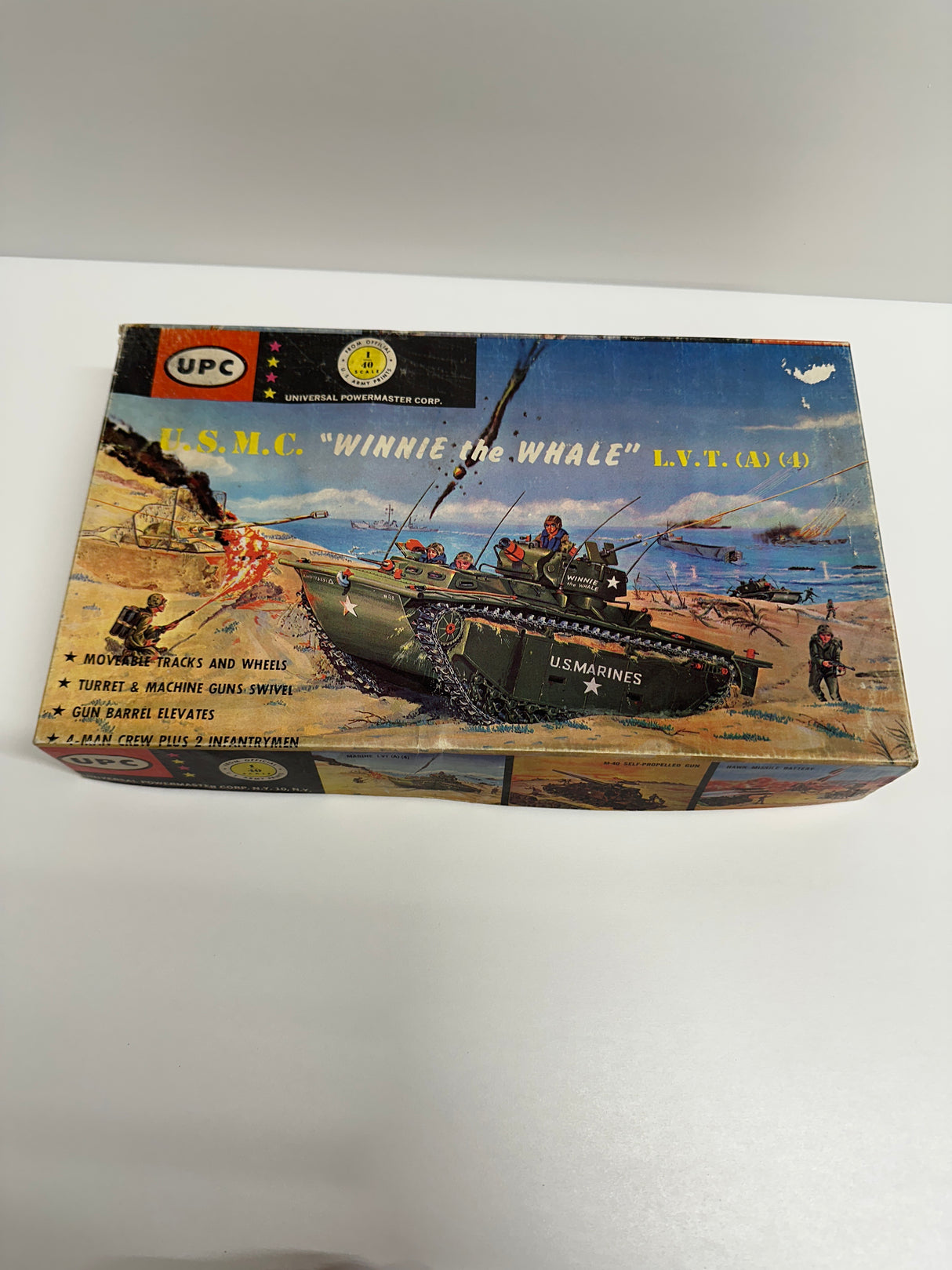 UPC Tank Model of U.S.M.C Winnie the Whale L.v.T (A) (4) 1:40 57-200 Original model Kit