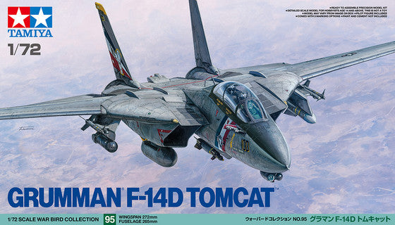 Tamiya 1/72 Grumman F-14D Tomcat Kit 60795 - PRE ORDER - EXPECTED MID DECEMBER