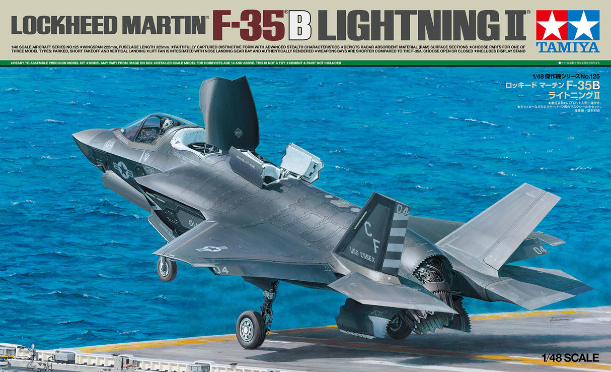 Tamiya 1/48 Lockheed Martin F-35B Lightning II Kit 61125