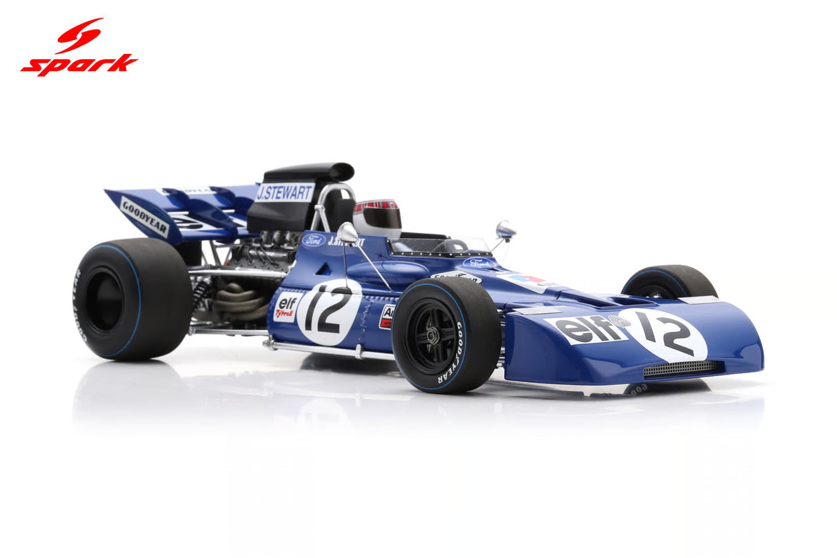 Sparkmodel/Minimax 1/18 Tyrrell F1 003 British GP Winner 1971 -Driven by Jackie Stewart