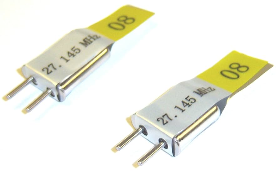 Vintage 27mhz AM Crystals - Pairs (Tx/Rx) Yellow