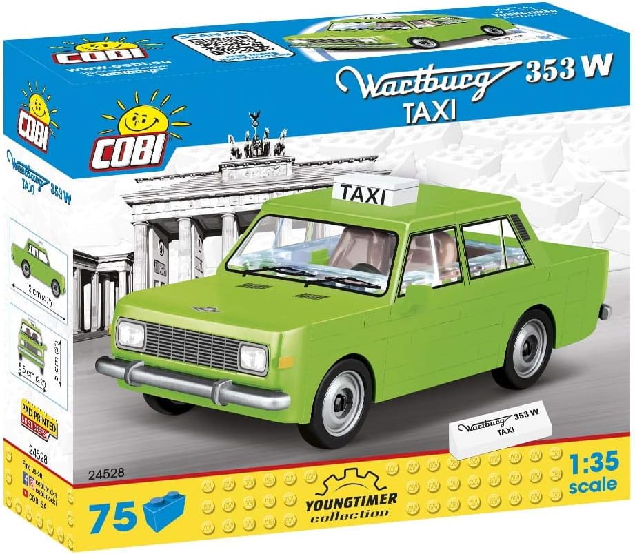 COBI WARTBURG 353W TAXI 75 PCS YOUNGTIMER 24528
