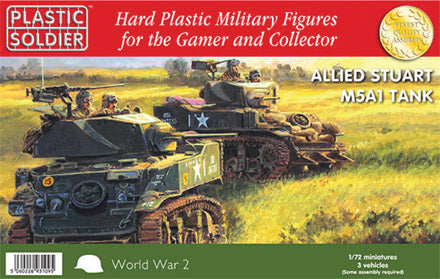 WW2V20014 1/72ND STUART M5 TANK