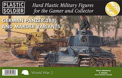WW2V20019 1/72nd Panzer 38T and Marder options