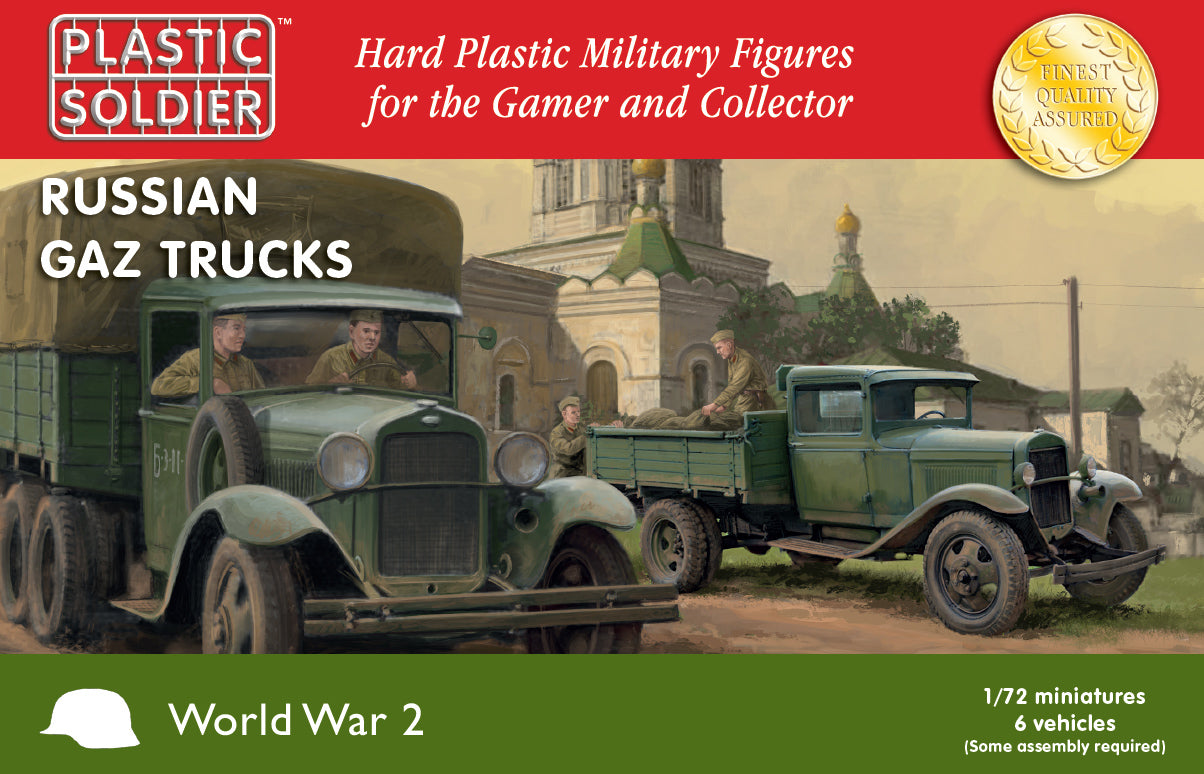 WW2V20036 1/72 RUSSIAN GAZ TRUCKS