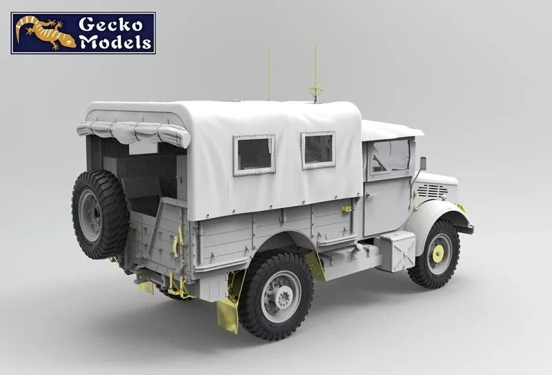GECKO MODELS 1/35 Bedford MWR FFW Radio Command Truck Plastic Model Kit  35GM0061