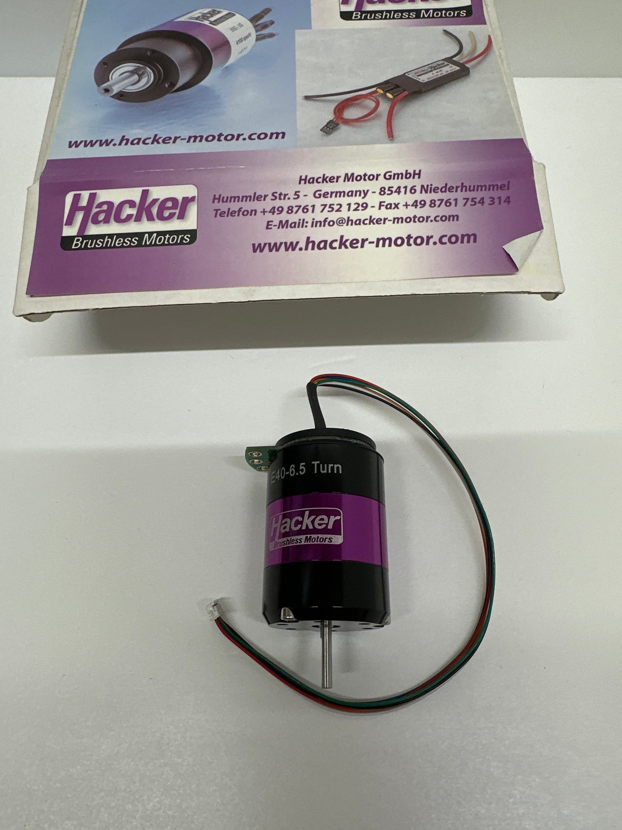 Hacker E40-6.5 Turn Rc Car Motor Inrunner Brushless Motor