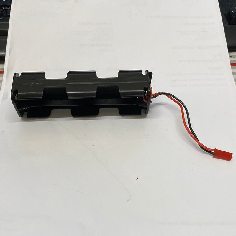 AA BATTERY HOLDER - 8 Cell with lead and JST connector