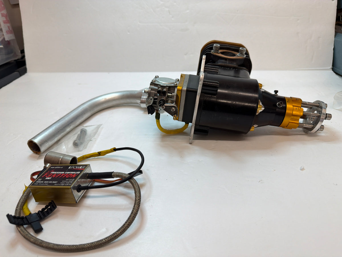 Evo 80 Petrol Petrol Engine Gasoline Slingle Cylinder Side Exhaust 2-Stroke Petrol Engine (Box 155)