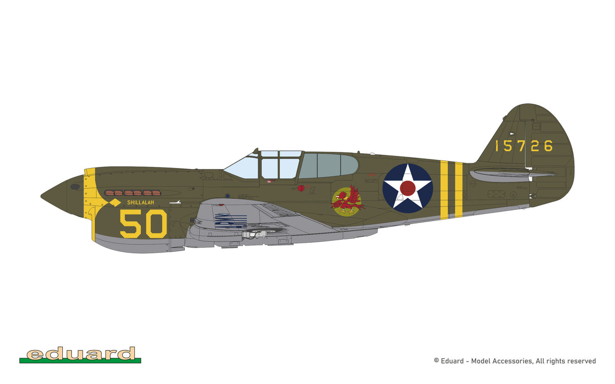 Eduard 1/48 Curtis P-40E Kittyhawk Ia Royal Class Special Edition Kit - R0023