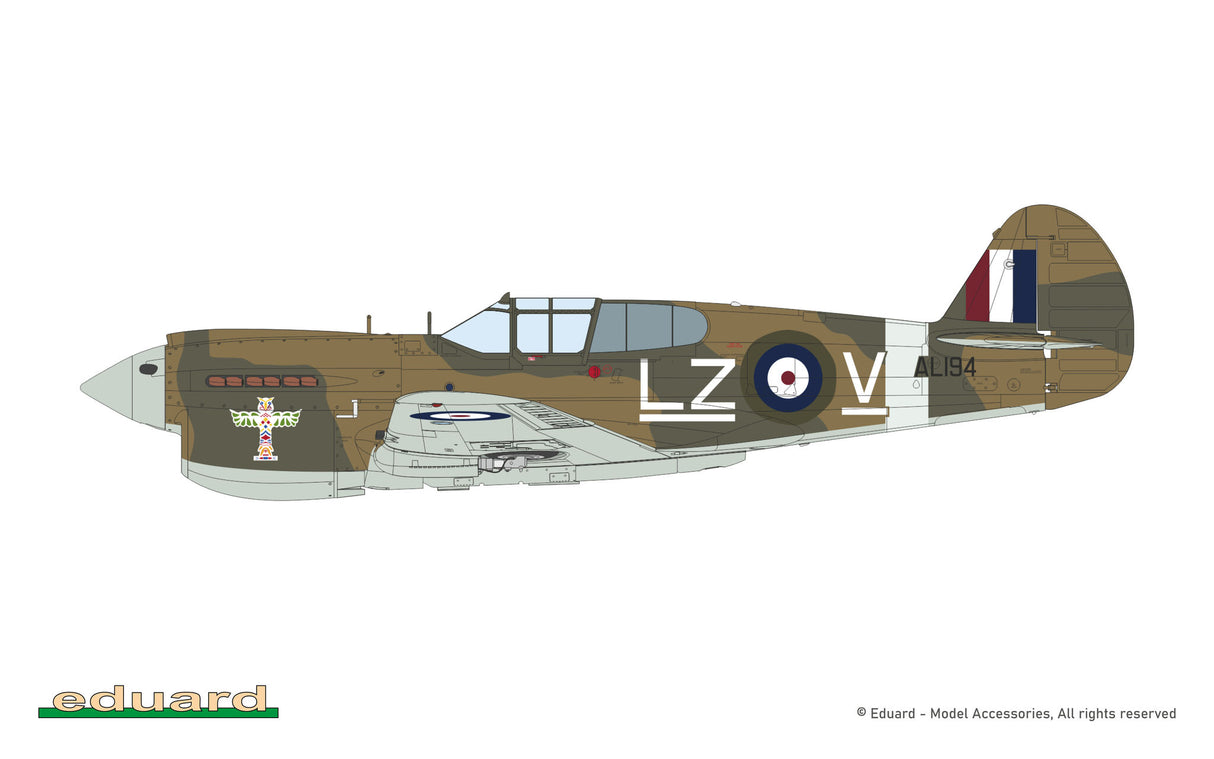 Eduard 1/48 Curtis P-40E Kittyhawk Ia Royal Class Special Edition Kit - R0023