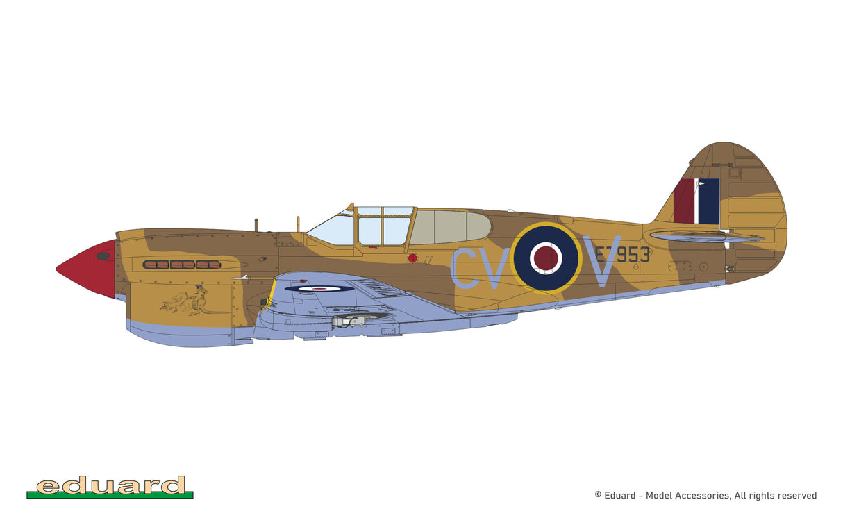 Eduard 1/48 Curtis P-40E Kittyhawk Ia Royal Class Special Edition Kit - R0023