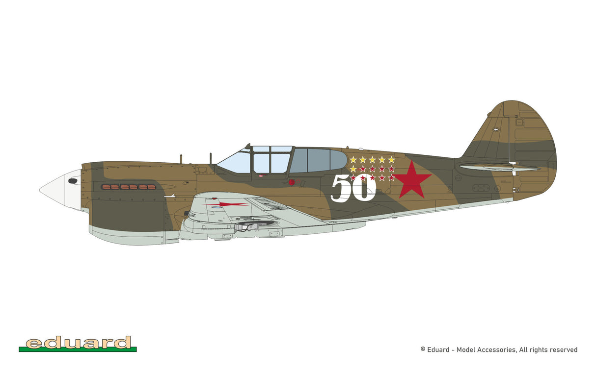 Eduard 1/48 Curtis P-40E Kittyhawk Ia Royal Class Special Edition Kit - R0023