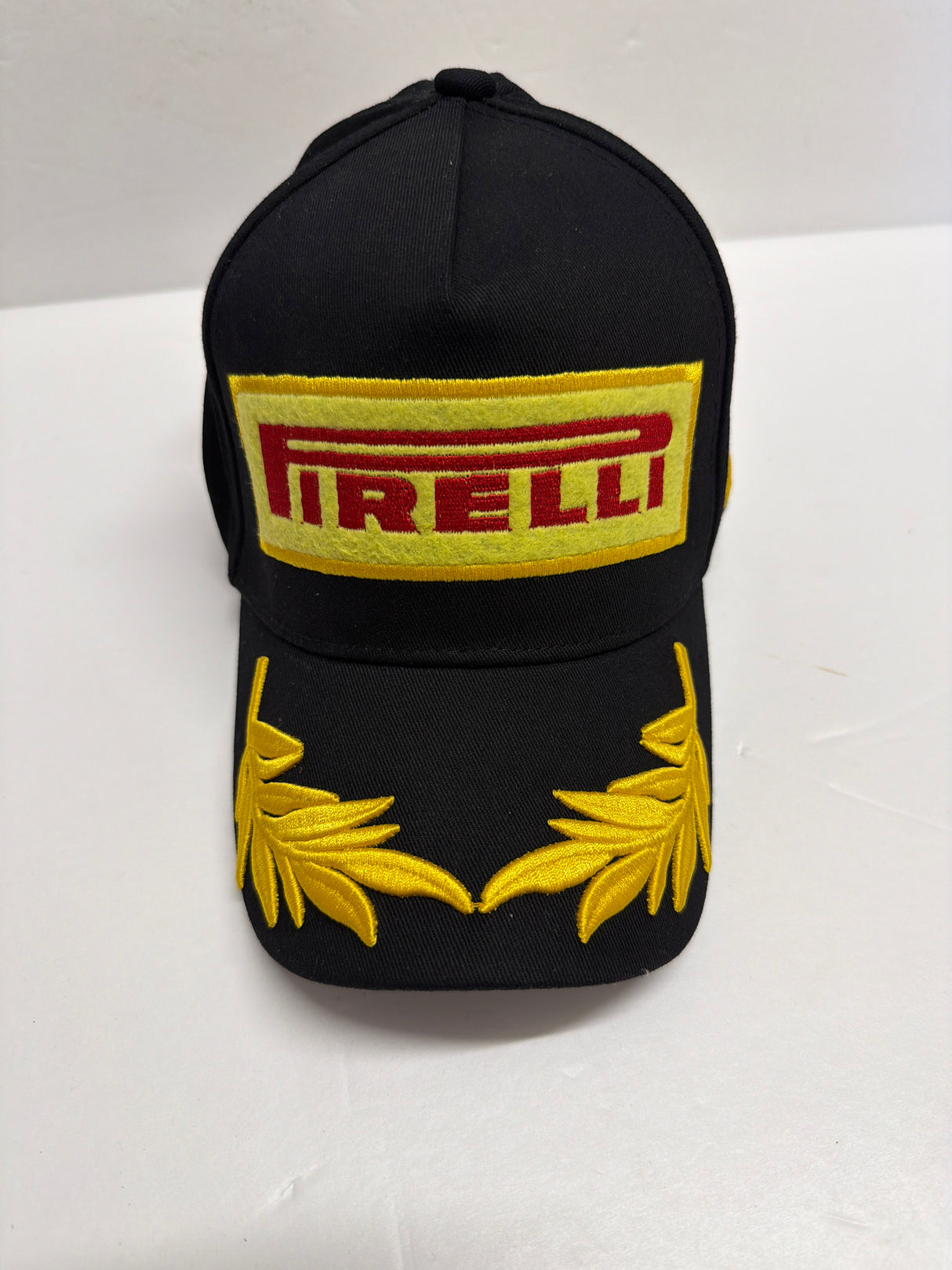 Pirelli Black Baseball Cap Yellow / Red Logo (second hand)