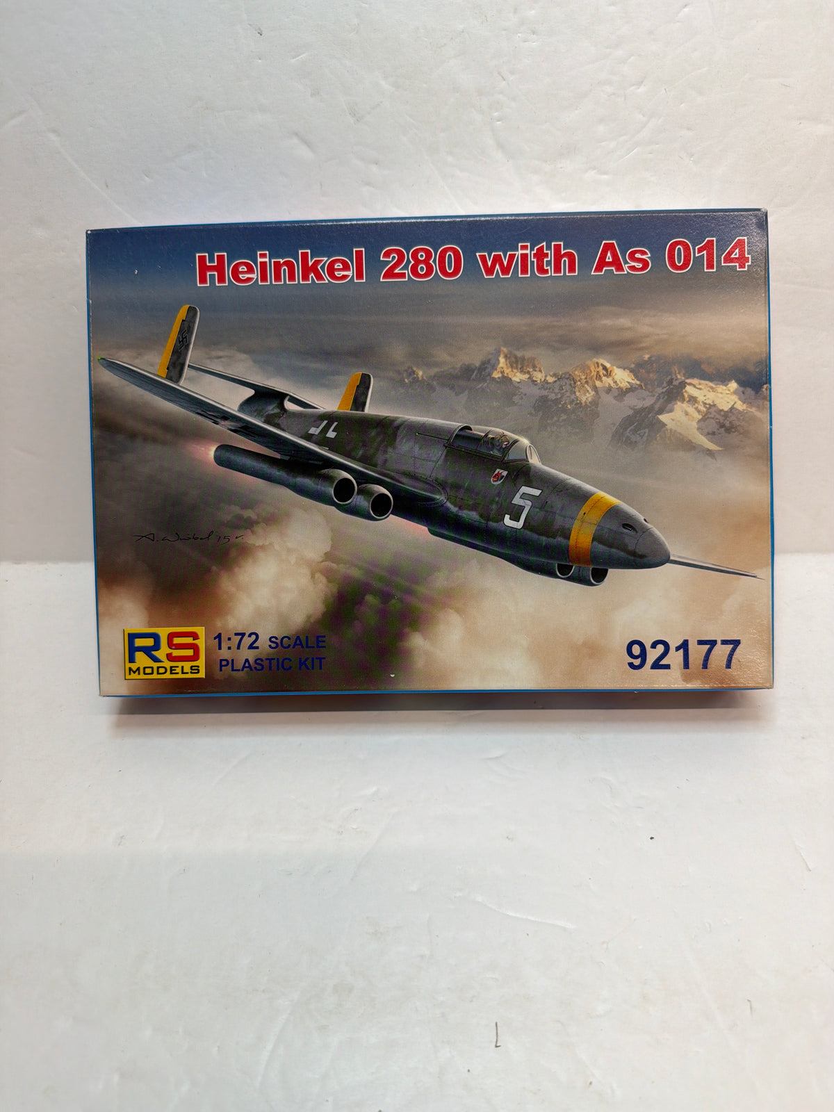 RS Models Heinkel He 280 with Argus 1/72 92177 Plastic Model Kit Vintage