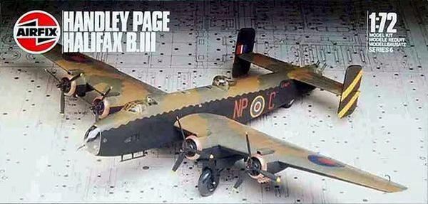 Airfix 1:72 Vintage Hadndley Page Halifax B III Kit 06008