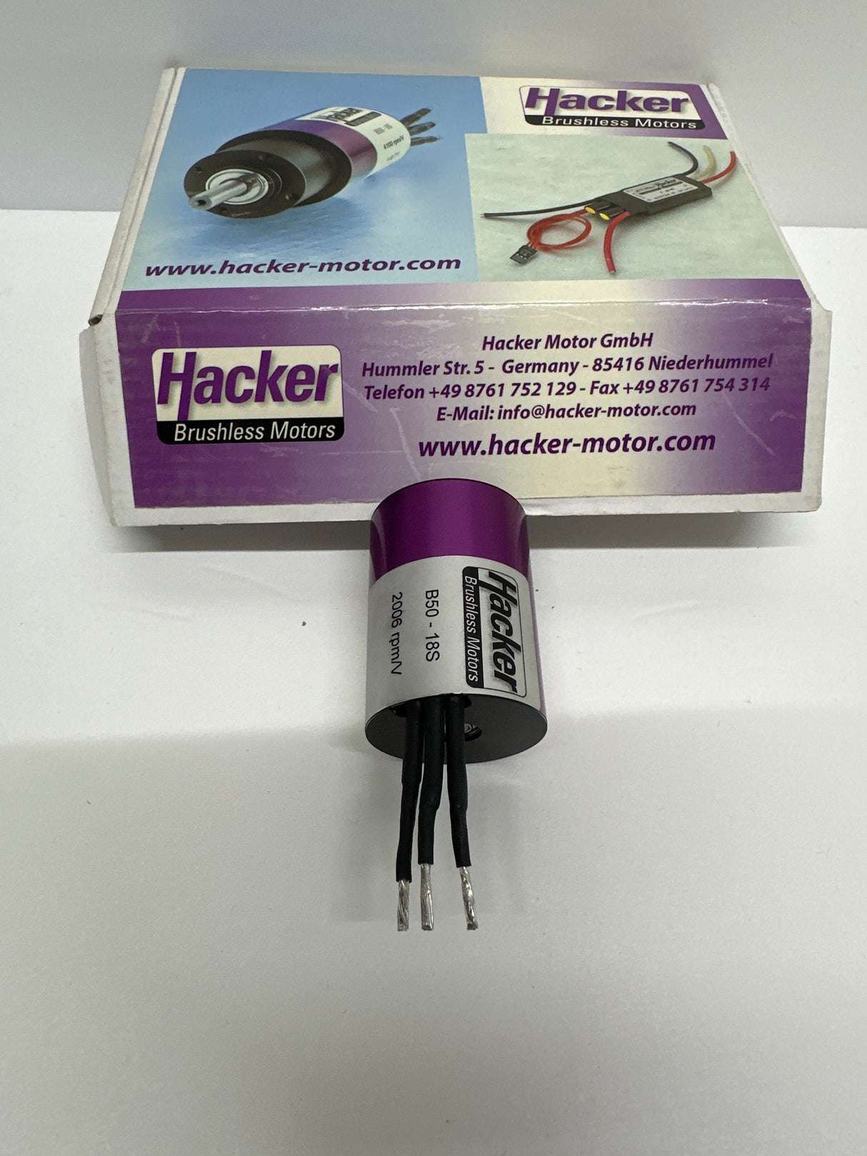 Hacker B50-18S 2006 RPM Inrunner Brushless motor
