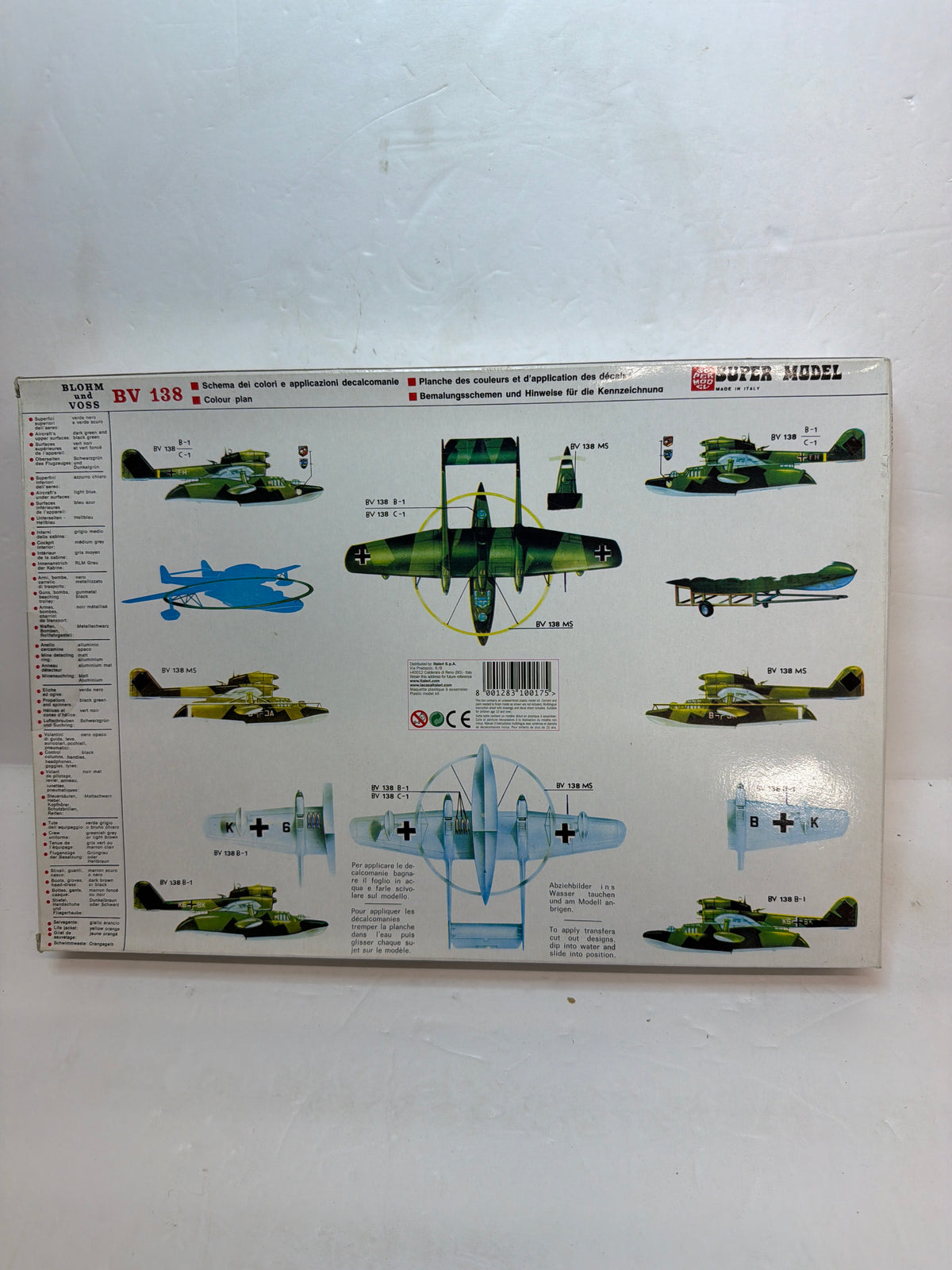 Supermodel 10-017 Blohm und Voss Bv 138 — 1:72 Plastic model aircraft kit no manual