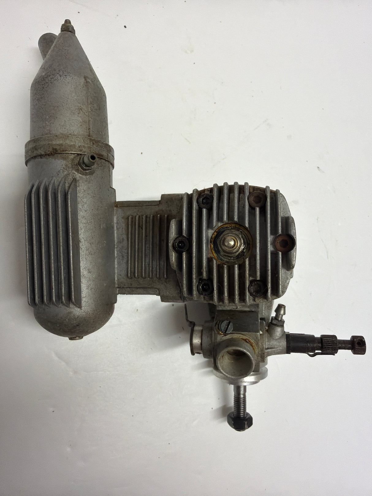 Second Hand Aircraft Engine 2-stroke Super Custom 46 with silencer (Box 62)