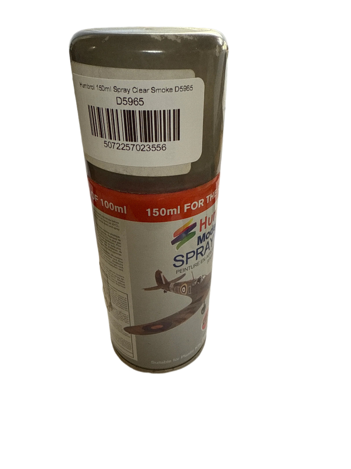 Humbrol 150ml Spray Clear Smoke D5965