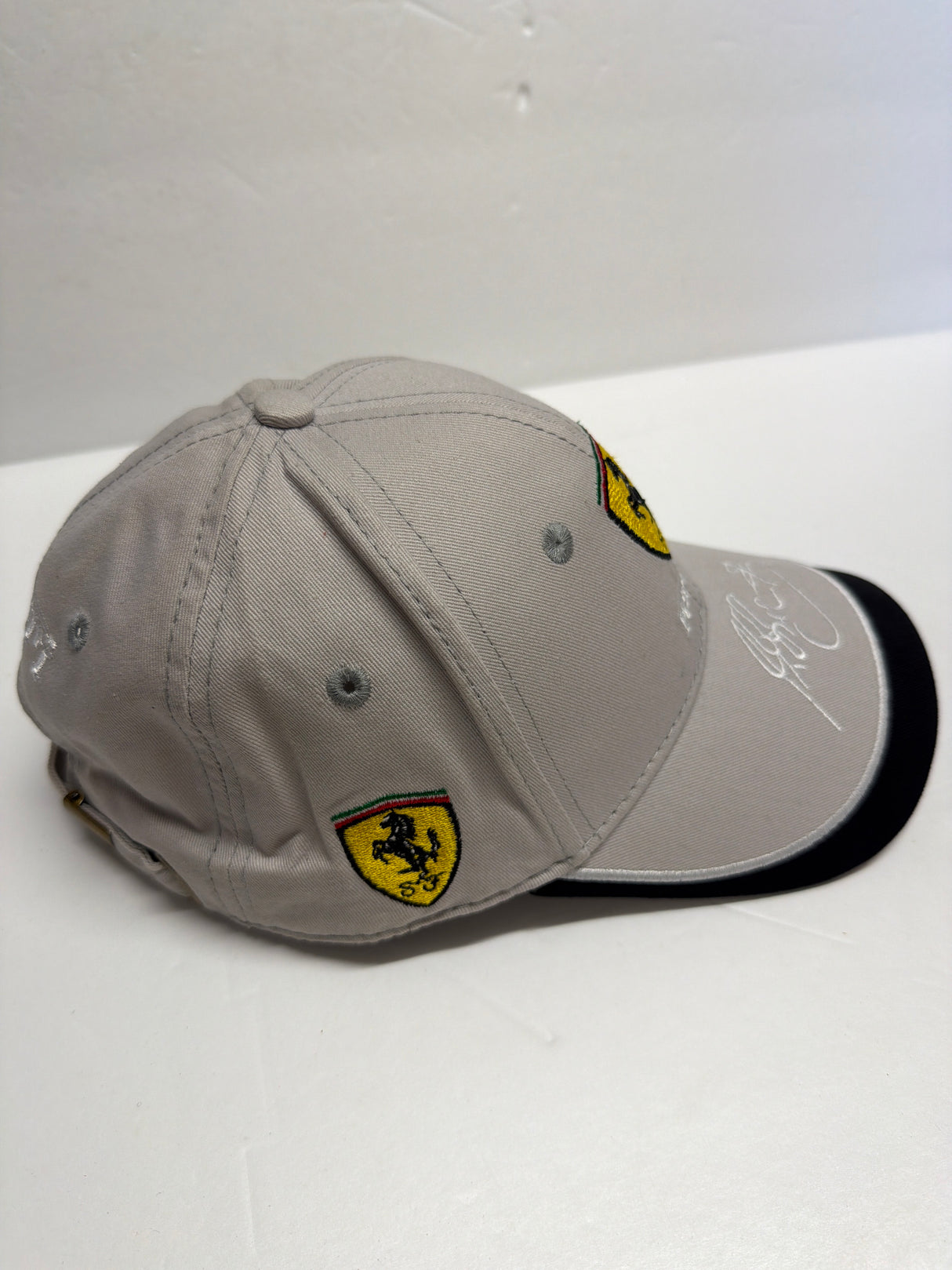 Ferrari Scuderia F1 Formula One Racing -Beige- Adjustable Baseball Cap (second hand)