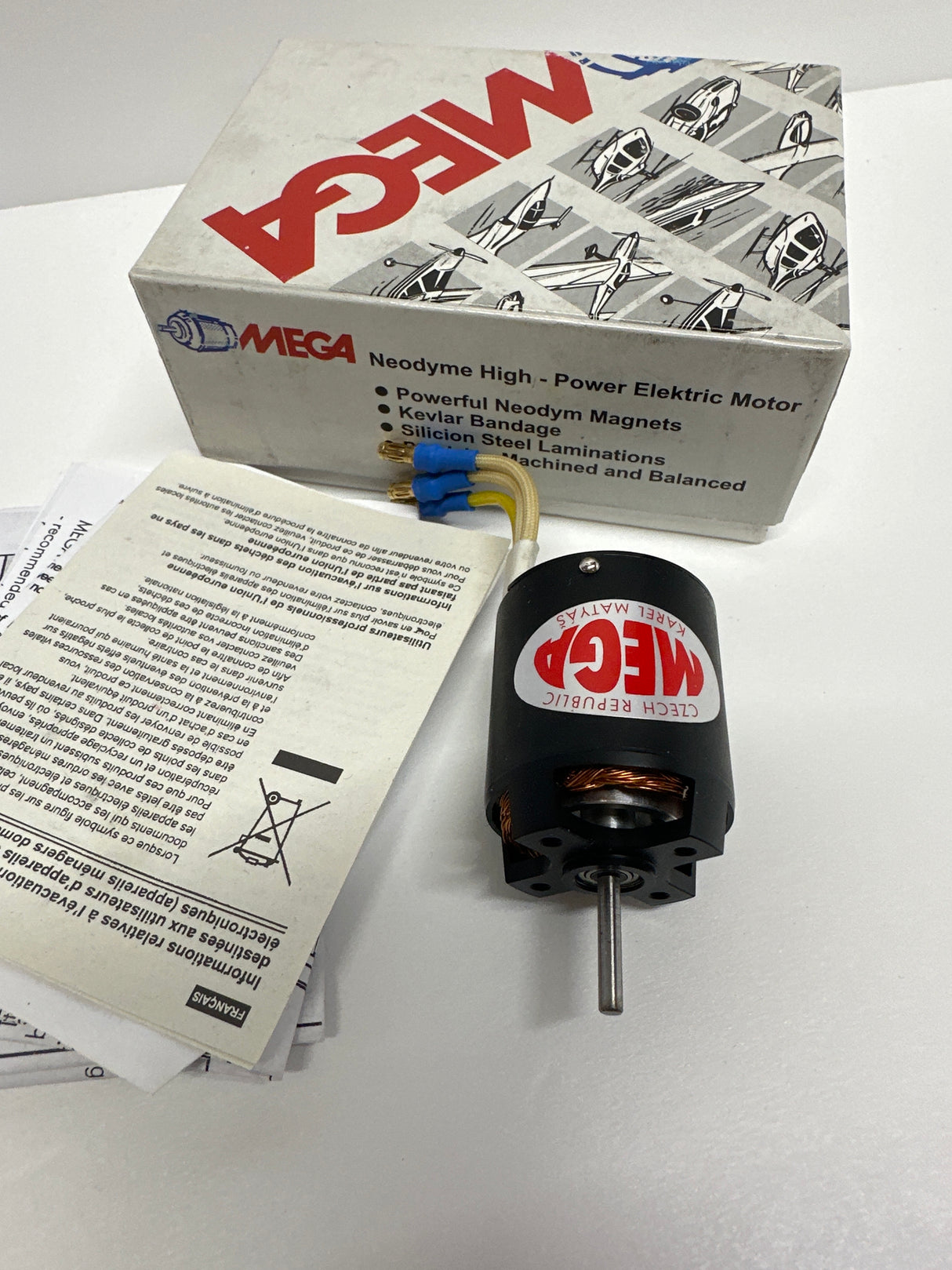 Mega Brushless inrunner Motor ACN 22/20/4 1/8 shaft
