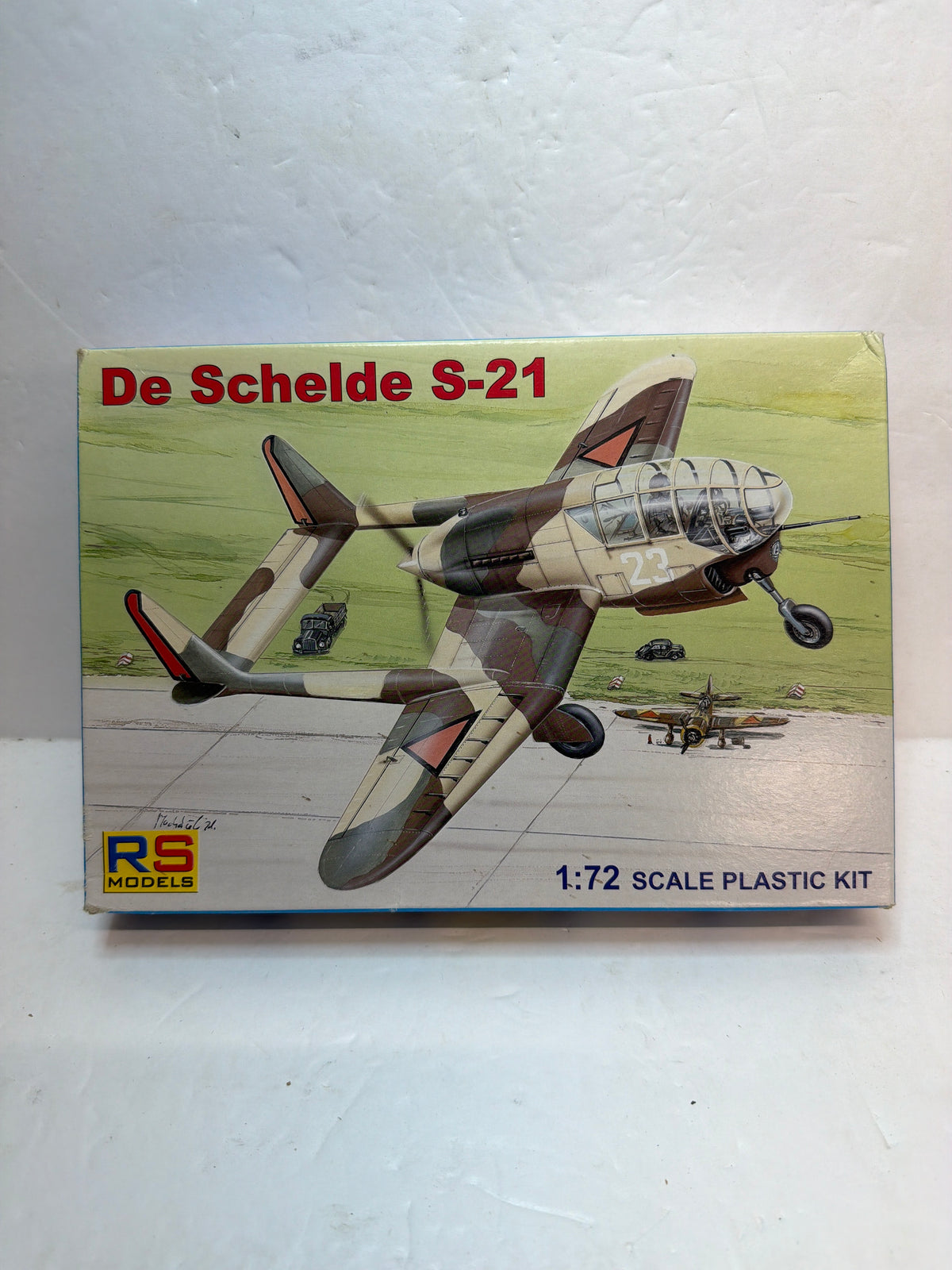 RS Models De Schelde S-21 1/72 92055 Plastic Model Kit Vintage