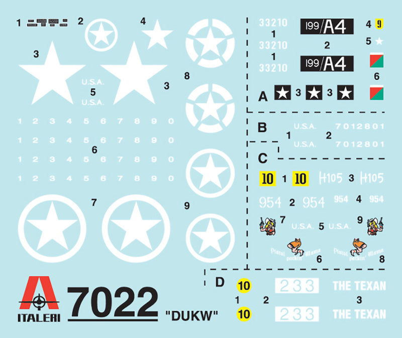 Italeri 1/72 DUKW Kit 7022