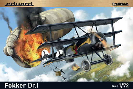 Eduard 1/72 Fokker Dr.1 kit - 7039