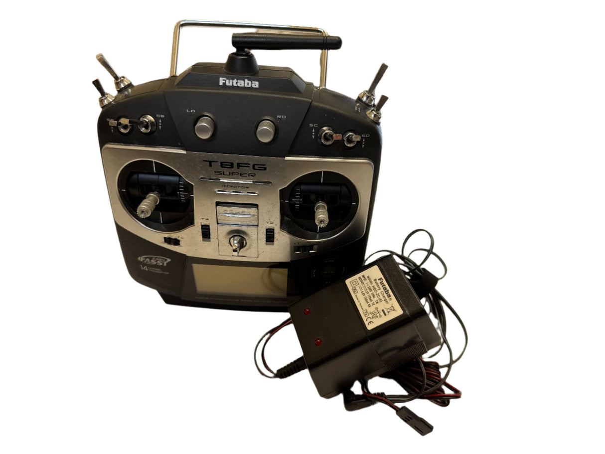 Futaba T8FG 2.4gh FAAST Transmitter with Battery & Charger - SECOND HAND