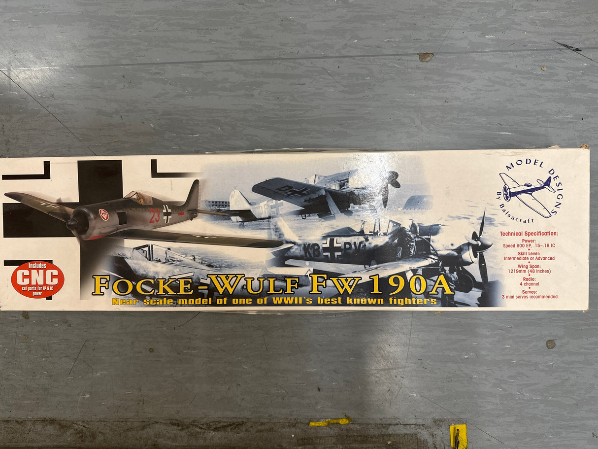 Ripmax Balsacraft Gocke-wulf FW190A