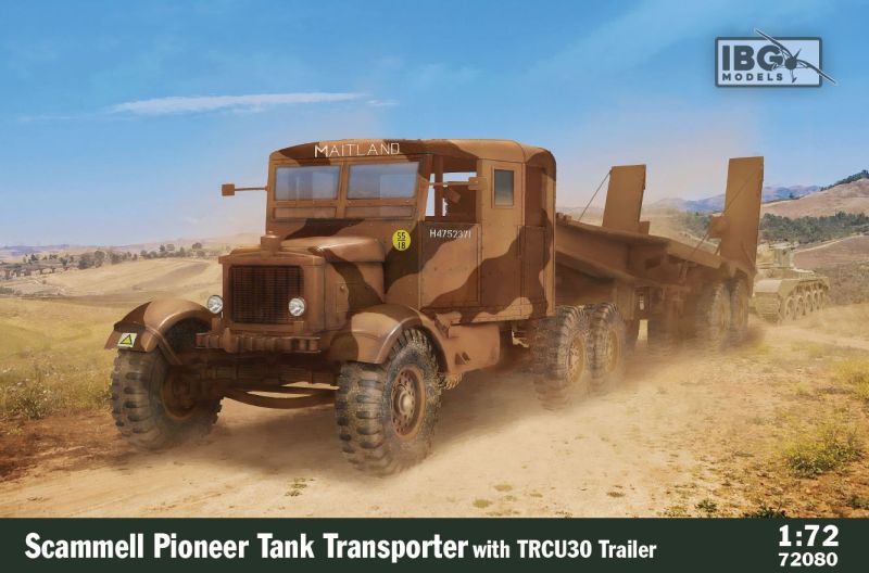 IBG 1/72 Scammell Pioneer Tank Transporter with TRCU30 Trailer Kit 72080