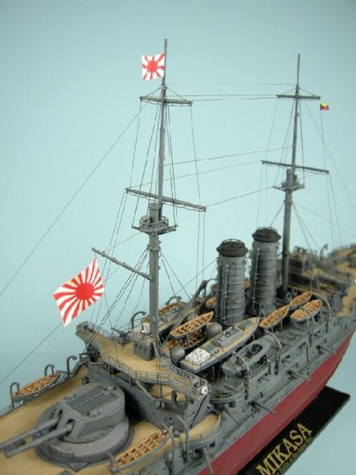 Hasegawa 1:350 IJN Battleship Mikasa The Battle Of The Japanese Sea Kit HAZ21 - FOR PRE-ORDER - DUE JUNE 2025