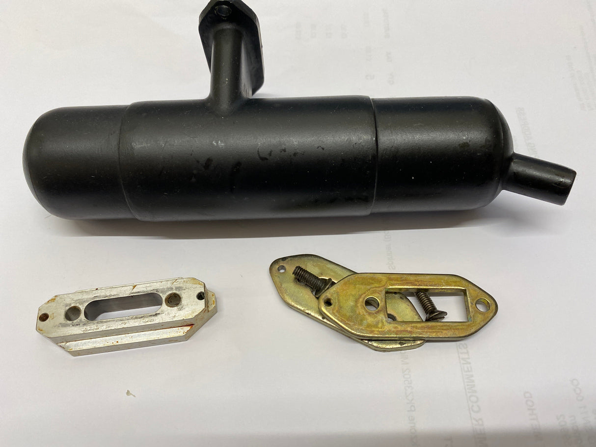 Heli Silencer with spacers (Box 63)