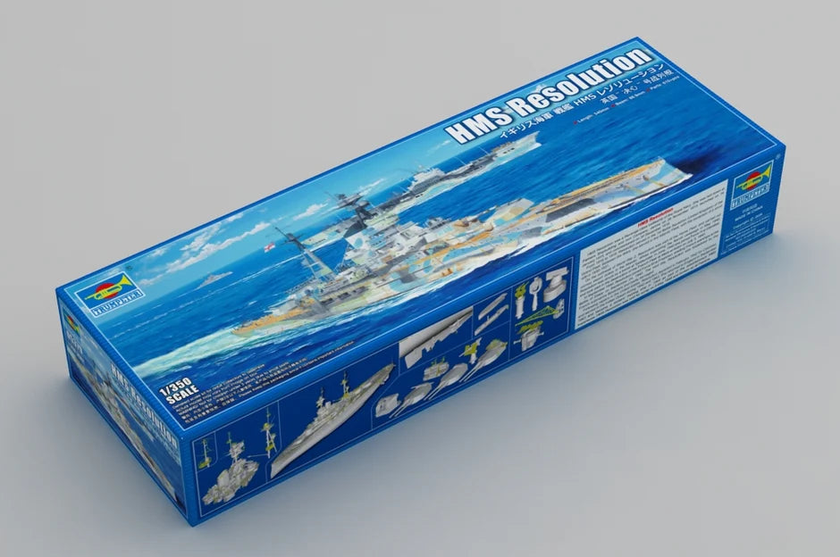 Trumpeter 1/350 HMS Resolution Kit 05379