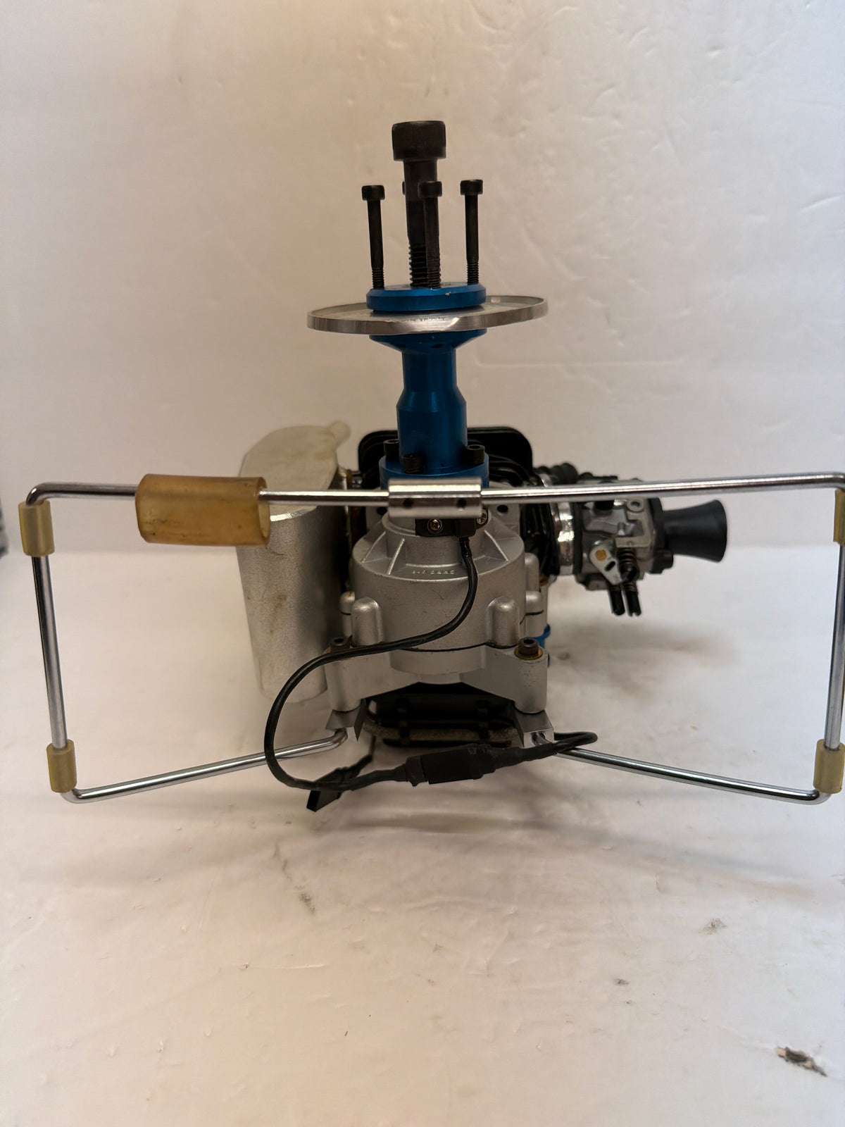 CRRC Pro THOR 45 2-Stroke Petrol Side pitts style muffler Engine R/C Aircraft Engine – Second hand on stand