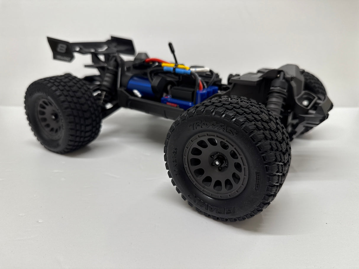 Mini XRT VXL-3S 4WD RTR Race Truck Blue (+ TQi 2-ch VXL-3S 2S LiPo USB-C Charger Clipless Body) FRONT MODIFIED