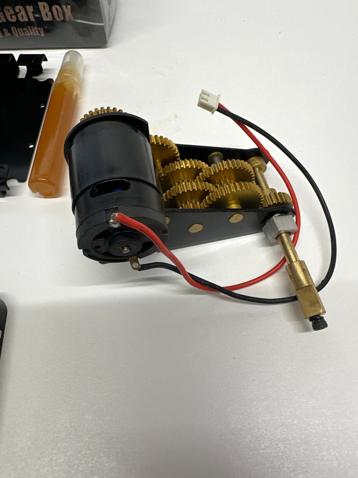 Waltersons Henglong Tank 3 Speed Short Shaft Brass Geared Gear Box x 2 WT-0603D Matorro Sturmtiger & Tiger 1