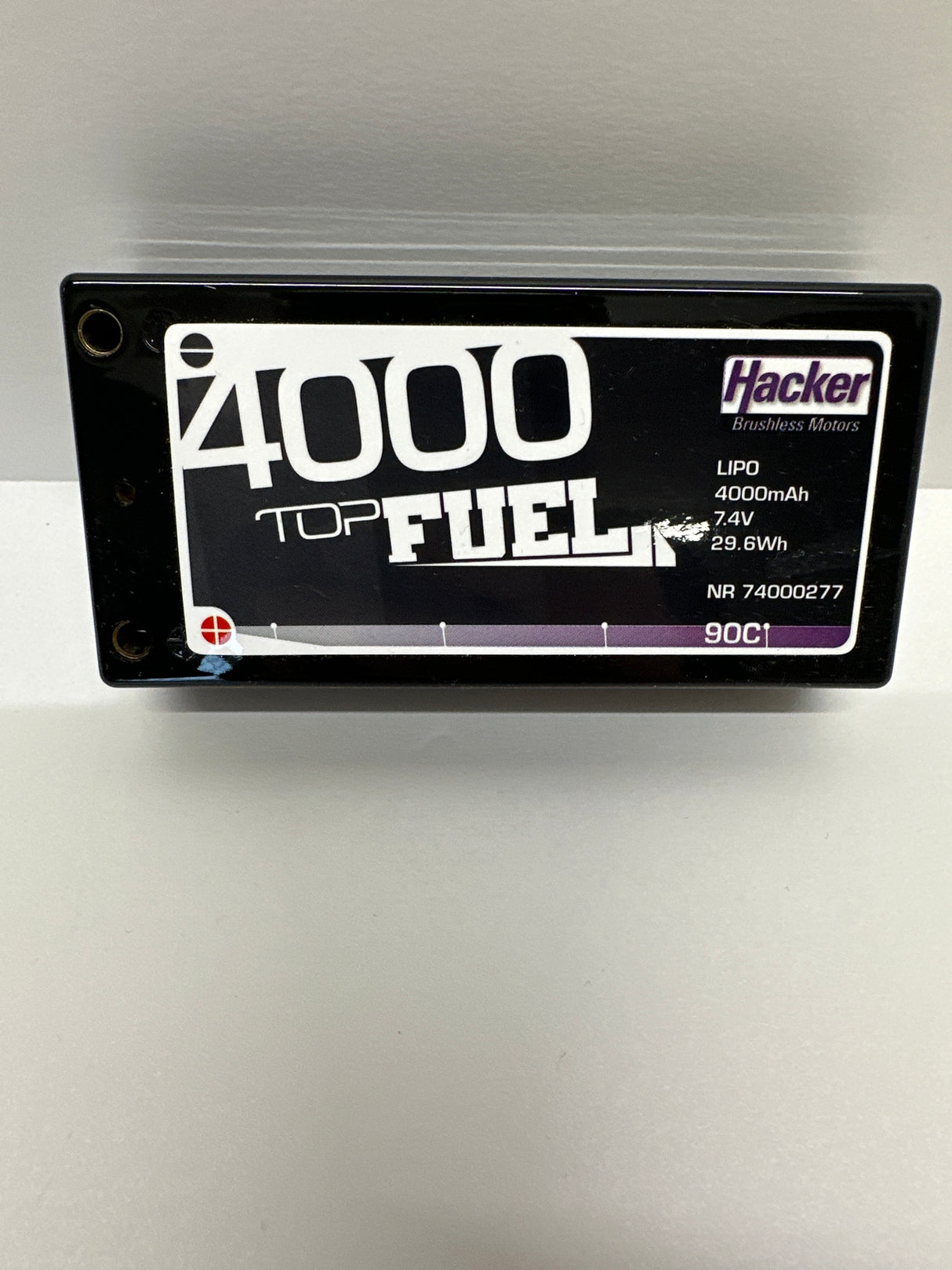 Top Fuel 4000mAh Short Pack LiPo 7.4v 2 Cell 90C