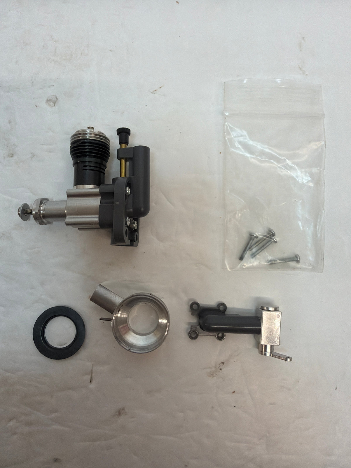 Cox Sure Start .049 With Rc Cruiser and silencer (2) 2 -Stroke Glow Engine R/C Aircraft Engine – Second hand (Box 163)