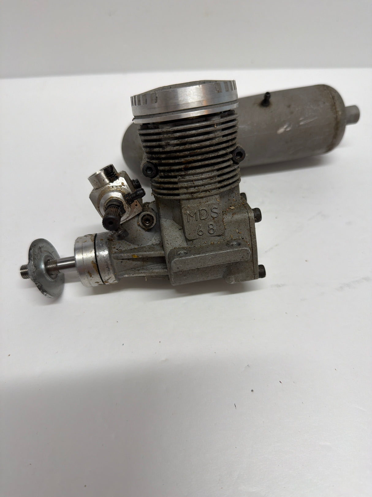 Second Hand Aircraft Engine 2-stroke MDS 68 with silencer (Box 62)