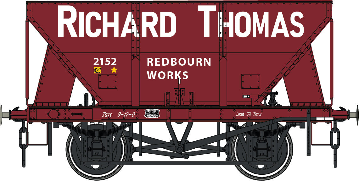 24T Steel Hopper Red Oxide 2512 Richard Thomas